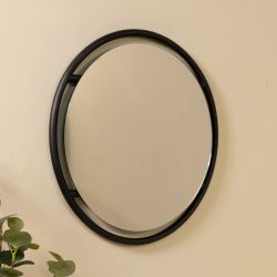 Spinder Design Orbis S spiegel 59x59 cm - zwart