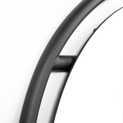 Spinder Design Orbis L spiegel 119x119 cm - zwart