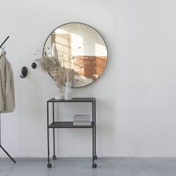 Spinder Design Donna 5 ø 90 Spiegel 90x90 cm - zwart