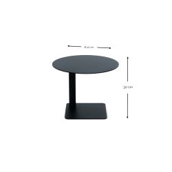 Spinder Design Sunny Low bijzettafel - zwart