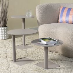 Spinder Design Sunny Low bijzettafel - silky taupe