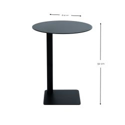 Spinder Design Sunny High bijzettafel - zwart