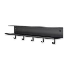 Spinder Design Easy wandkapstok - zwart