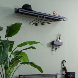 Spinder Design Multi 3 wandkapstok - zwart
