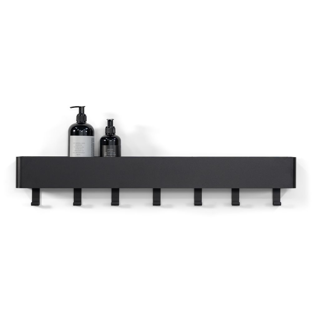 Spinder Design Multi 7 wandkapstok - zwart