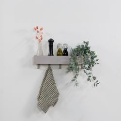 Spinder Design Multi 7 wandkapstok - silky taupe