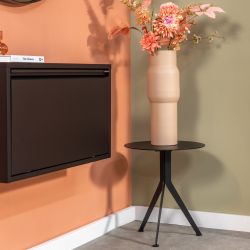 Spinder Design Daley High bijzettafel 45 cm hoog- zwart