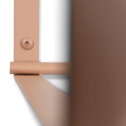 Spinder Design Rex 2 XL wandkapstok - clay terra