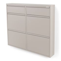 Spinder Design Billy 6 schoenenkast - silky taupe