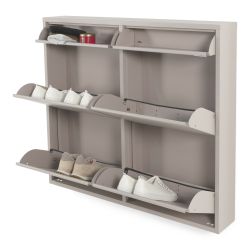 Spinder Design Billy 6 schoenenkast - silky taupe