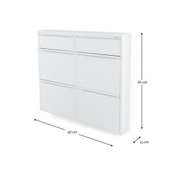 Spinder Design Billy 6 schoenenkast - wit