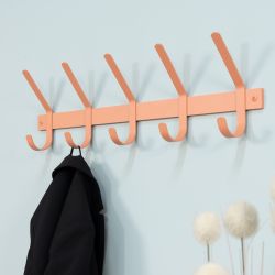Spinder Design Dexter 5 wandkapstok - clay terra
