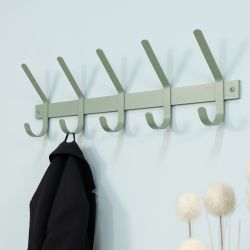 Spinder Design Dexter 5 wandkapstok - dusty green