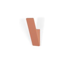 Spinder Design Angle 1 wandkapstok - clay terra