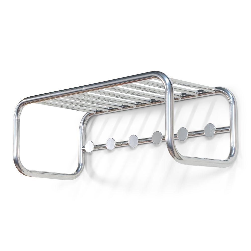 Spinder Design Retro wandkapstok - groovy chrome