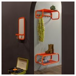 Spinder Design Retro spiegel60x35 - pure orange