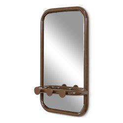 Spinder Design Retro spiegel60x35 - chocolate brown