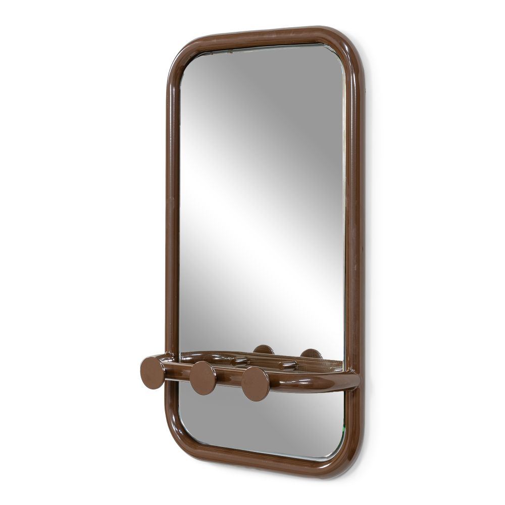 Spinder Design Retro spiegel60x35 - chocolate brown