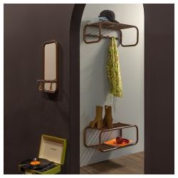 Spinder Design Retro spiegel60x35 - chocolate brown