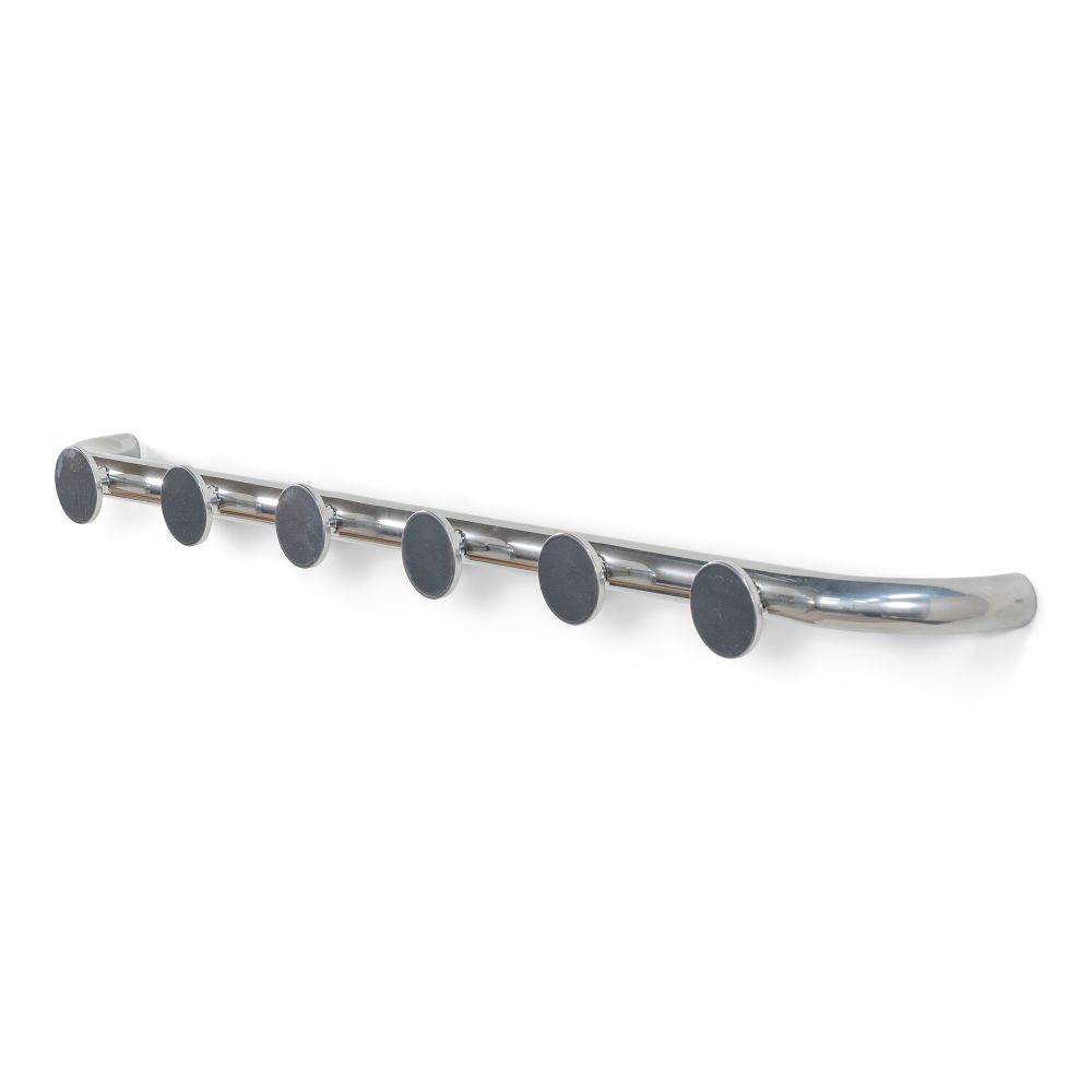 Spinder Design Retro 6 wandkapstok - groovy chrome