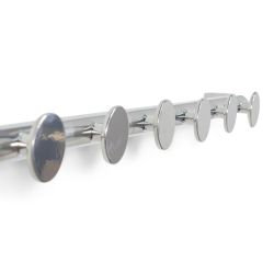 Spinder Design Retro 6 wandkapstok - groovy chrome