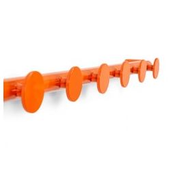 Spinder Design Retro 6 wandkapstok - pure orange