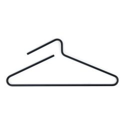 Spinder Design Hang-on kledinghangers (set van 5 stuks) - zwart