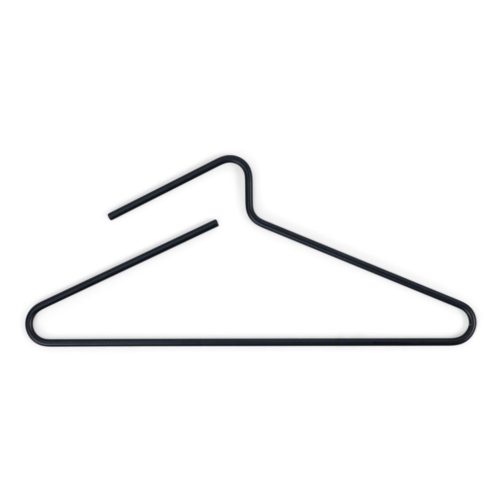 Spinder Design Hang-on kledinghangers (set van 5 stuks) - zwart