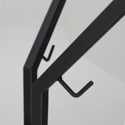 Spinder Design Jaimy vrijstaande kapstok - zwart