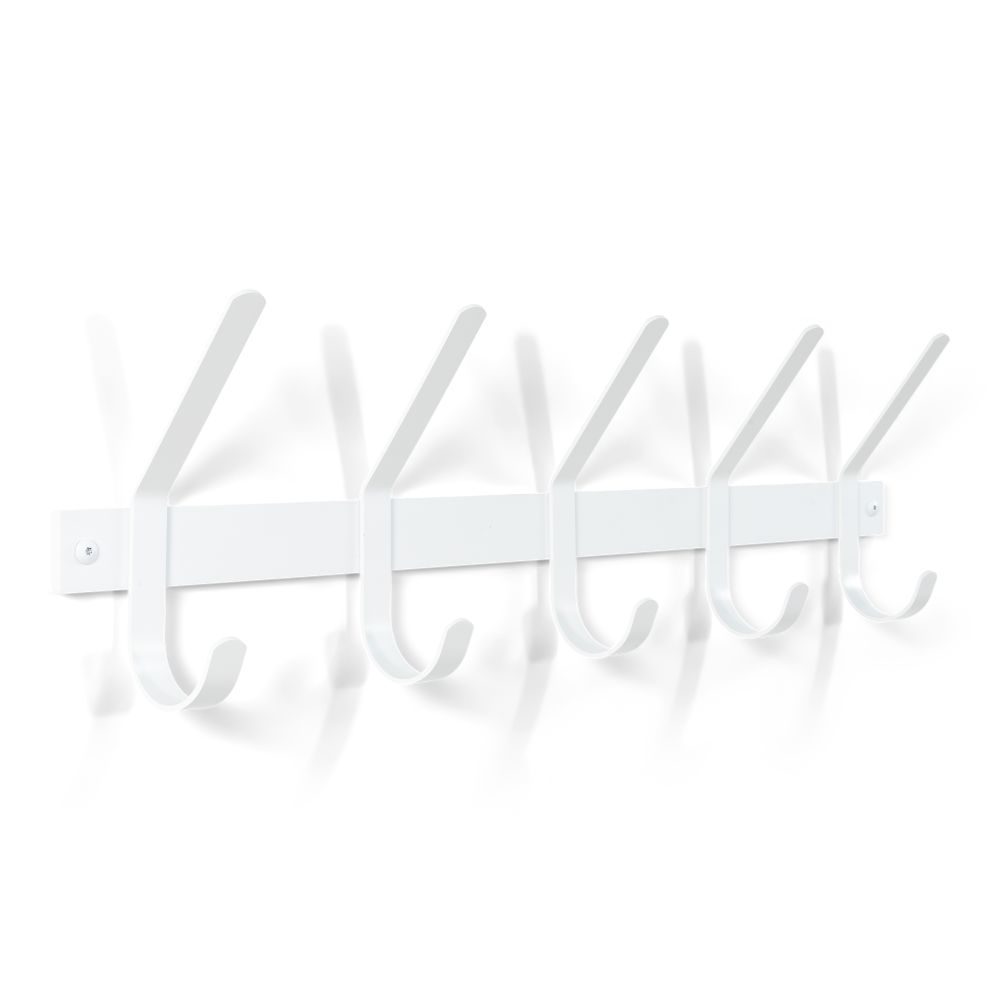Spinder Design Dexter 5 wandkapstok - wit
