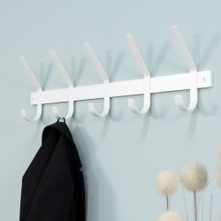 Spinder Design Dexter 5 wandkapstok - wit