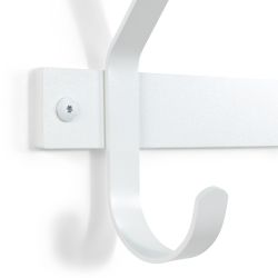 Spinder Design Dexter 5 wandkapstok - wit