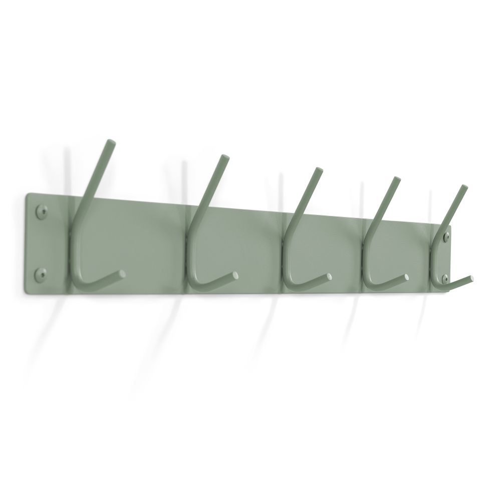Spinder Design Fusion 5 wandkapstok - dusty green