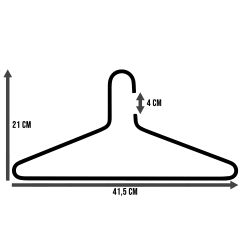 Spinder Design Senza 6 kledinghangers (set van 3 stuks) - wit