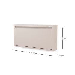Spinder Design Billy 1 schoenenkast - silky taupe