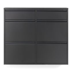 Spinder Design Billy 6 schoenenkast - zwart