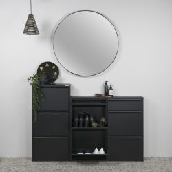 Spinder Design Billy 6 schoenenkast - zwart
