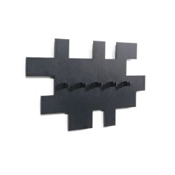 Spinder Design Tetromino wandkapstok - zwart