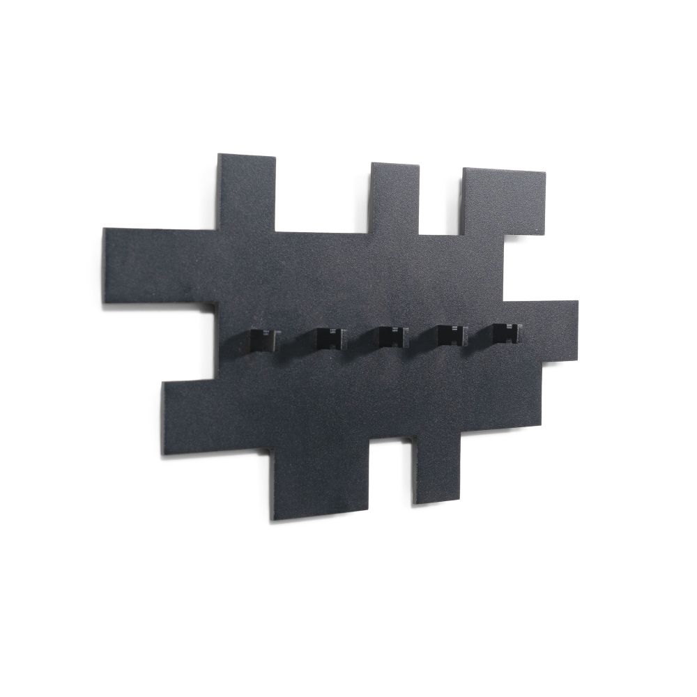 Spinder Design Tetromino wandkapstok - zwart