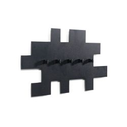 Spinder Design Tetromino wandkapstok - zwart